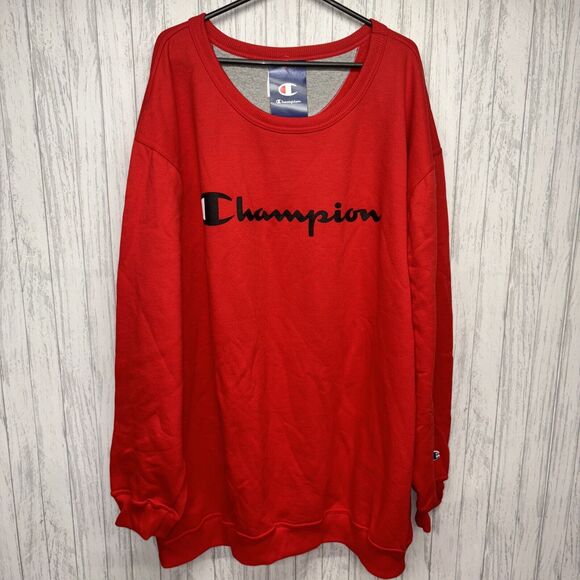 Champion Other - Mens Size 4X Champion Crewneck Sweatshirt Red NWT